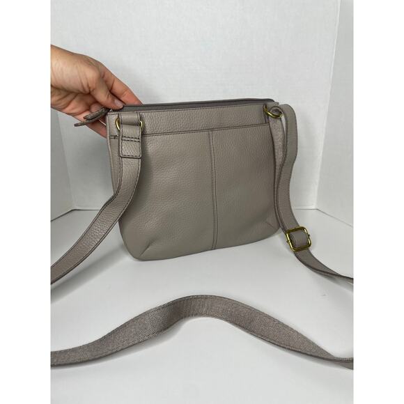NEW Fossil Tessa Crossbody Bag Taupe - Picture 4 of 6